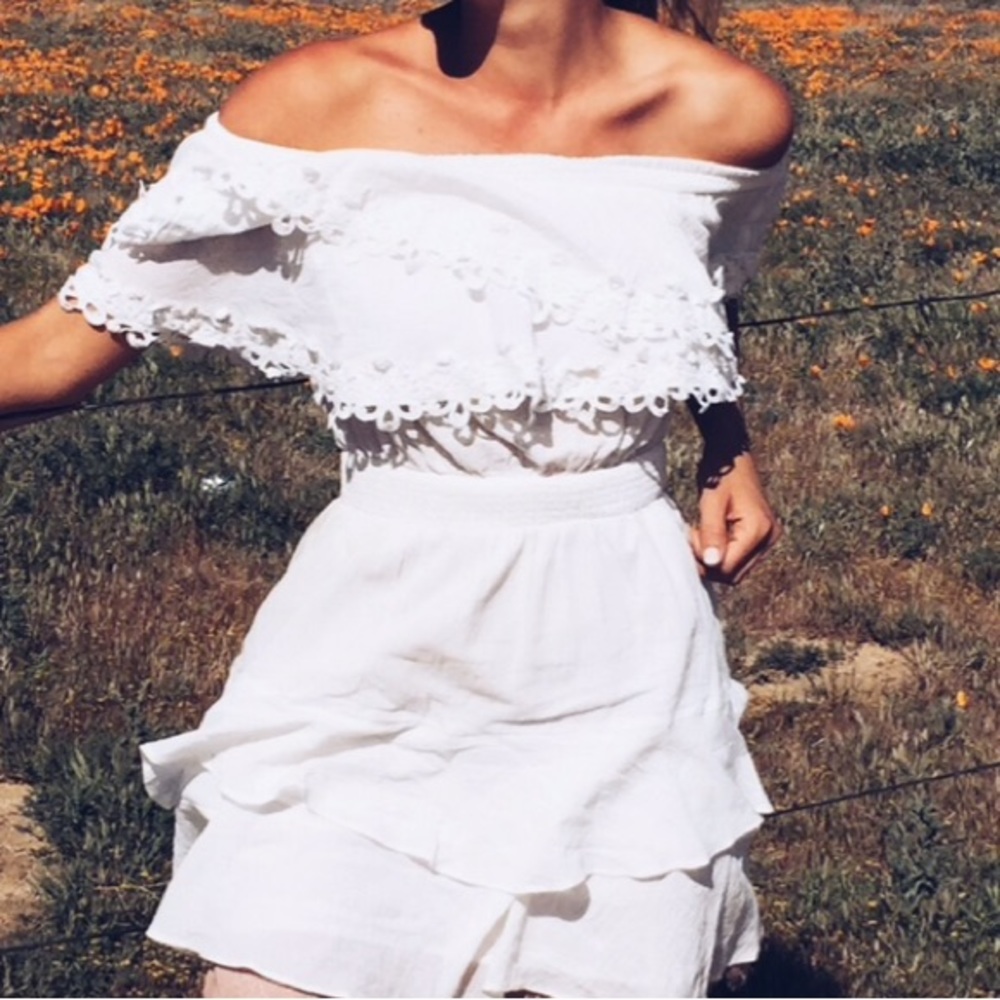 Forever 21 off the shoulder dress